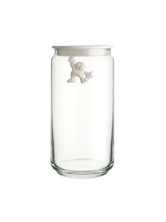 Alessi Glass General Use Vase with Lid 1400ml