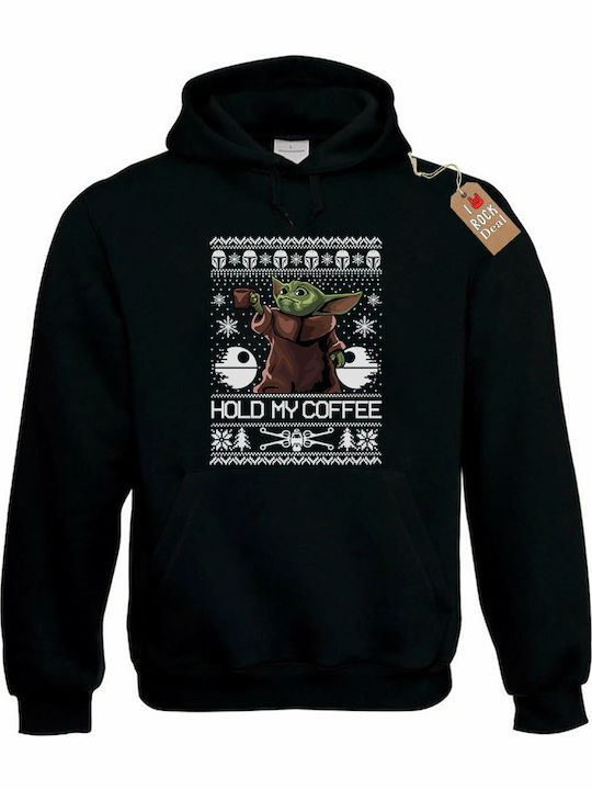 Rock Deal Baby Yoda Φούτερ με Κουκούλα Star Wars Καφέ Βαμβακερό Rock Deal Baby Yoda Φούτερ με Κουκούλα Star Wars Καφέ Βαμβακερό