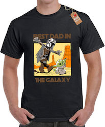 Rock Deal Star Wars Mandalorian T-shirt Μαύρο Rock Deal Star Wars Mandalorian T-shirt Μαύρο