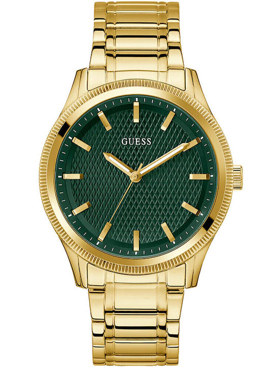 Guess Men's Watch 44mm Battery with Gold Metal ...