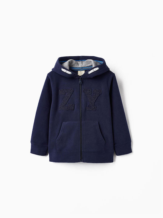 Zippy Fleece Sweatshirt Blue