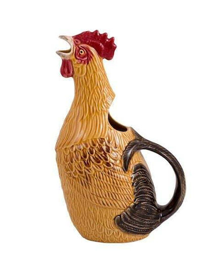 Bordallo Pinheiro Dekorative Schüssel Glas Beige 1Stück