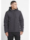 Funky Buddha Herren Winter Jacke Lässig Gray