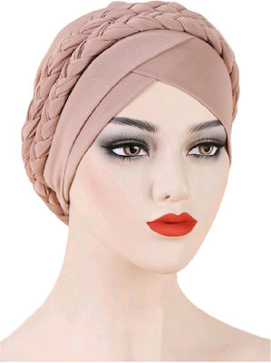 Elecool Turban Haar Stirnbänder Γυναικείο Beige 1Stück