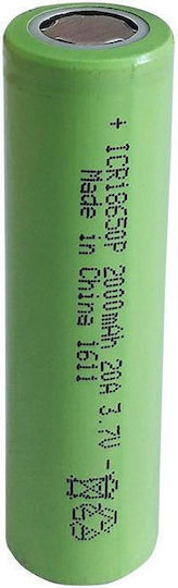 Muzik ICR18650P Επαναφορτιζόμενη Μπαταρία 18650 Li-ion 2500mAh 3.7V 1τμχ