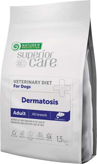 Nature's Protection Dermatosis 1.5kg Trockenfutter für Hunde Diät mit Lachs