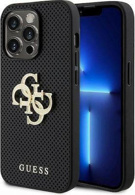 Guess Plastic Back Cover Black (iPhone 15 Pro)