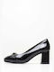 Desiree Shoes Anatomic Leather Black Heels