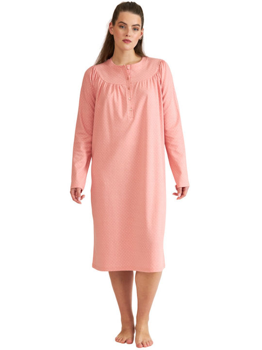 Harmony Winter Women's Nightdress Pink