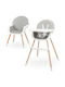 Moby System Amelia Hochstuhl 3 in 1 & Sitz aus Kunstleder Gray