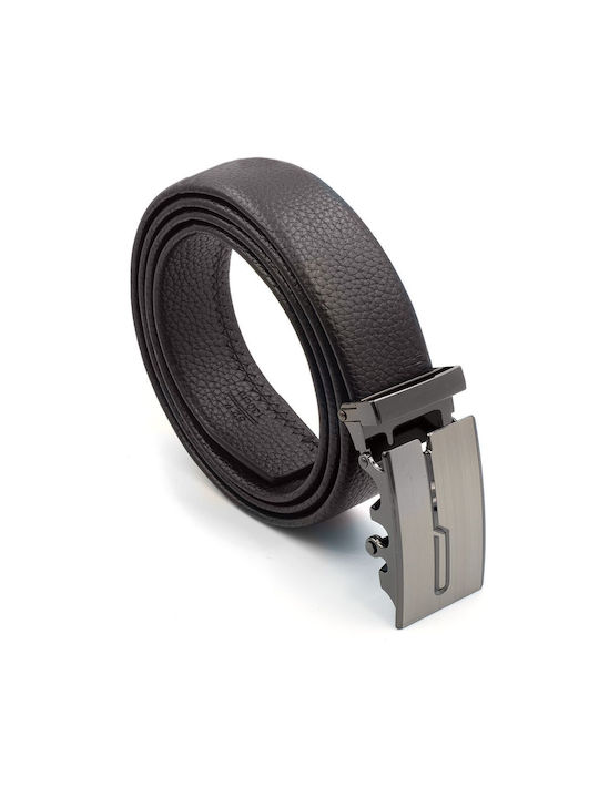 Factory Men's Leather Belt Brown