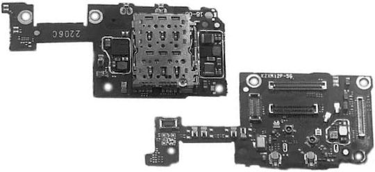 Καλωδιοταινία Υποδοχής Κάρτας Sim Sim Reader Flex για Xiaomi 12 Pro