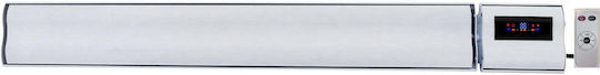 ElectricSun Convector Heater Wall 1800W with Electronic Thermostat 120x15cm White