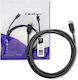 Qoltec USB 3.1 Cable USB-C male - USB-C PD Μαύρο 3m 52353