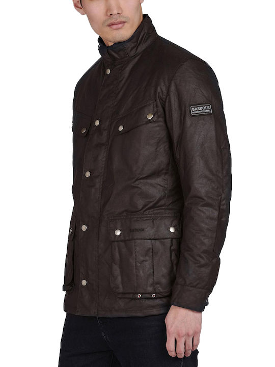 Barbour Wax Men's Winter Jacket Waterproof and Windproof Brown