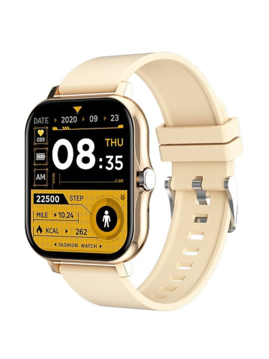 Allview Connect S Smartwatch mit Pulsmesser (Gold)