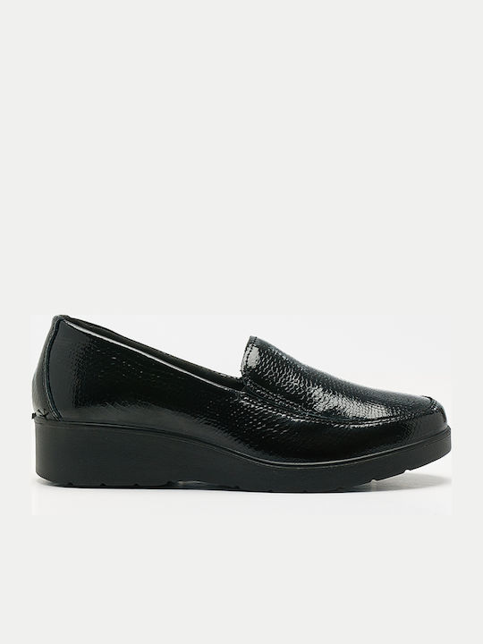 Imac Leder Damen Mokassins V/ Croco