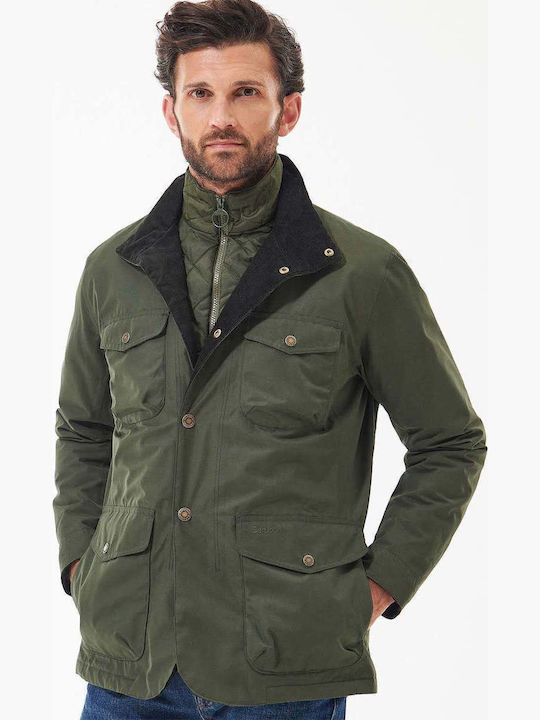 Barbour Ogston Χειμωνιάτικο Μπουφάν Χακί