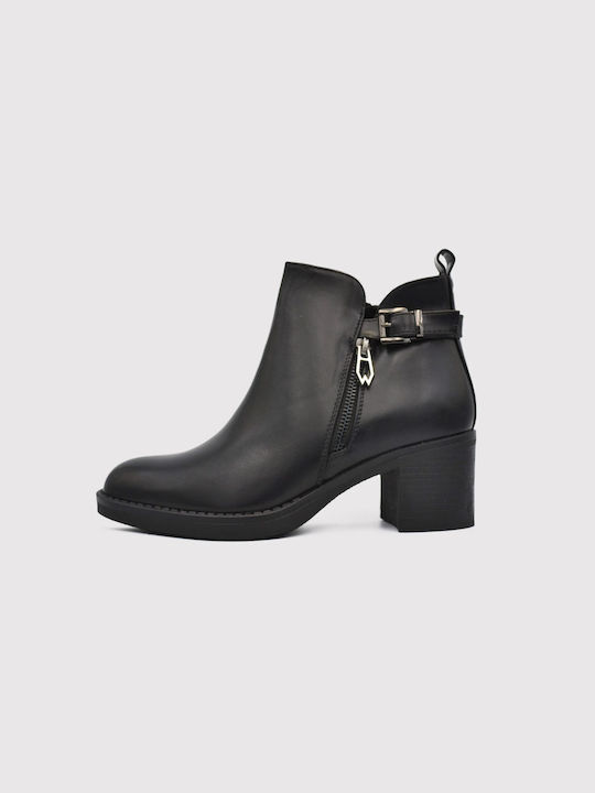 Joya Damen Knöchelstiefel Schwarz