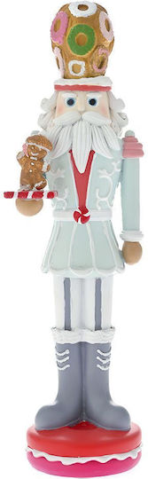 Iliadis Polyresin Christmas Nutcracker 32cm Light Blue