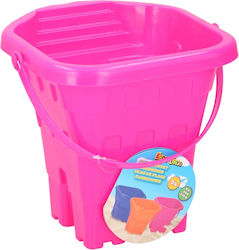 Eddy Toys Castle Beach Bucket Pink 20cm