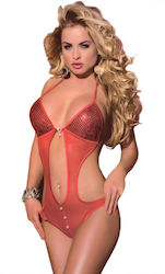 Sunspice Lingerie Sexy Bodysuit Rot