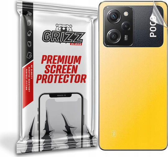 GrizzGlass Rückseitenfolie für POCO X5 Pro Transparent