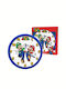 Kids Euroswan Kids Wooden Wall Clock Super Mario 24.5x24.5cm