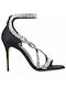 Leder Sandalen Schwarz
