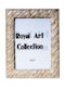 Royal Art Collection Kunststoff Fotorahmen mit Goldenem Rahmen