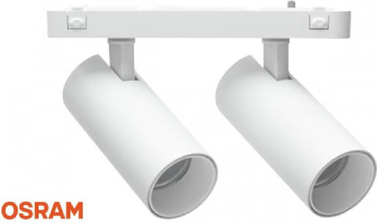 Spot Light Двойно LED Топло бяло Спот в Бял Цвят