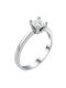 Single Stone from White Gold 14K