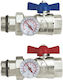 NVR Wasserhahn / Schalter Gerade 1" mit Verbinder