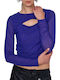 Ale - The Non Usual Casual Women's Blouse Long Sleeve Blue