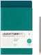 Leuchtturm1917 Jottbook Notebook A5 with Dots Emerald & Pacific Green