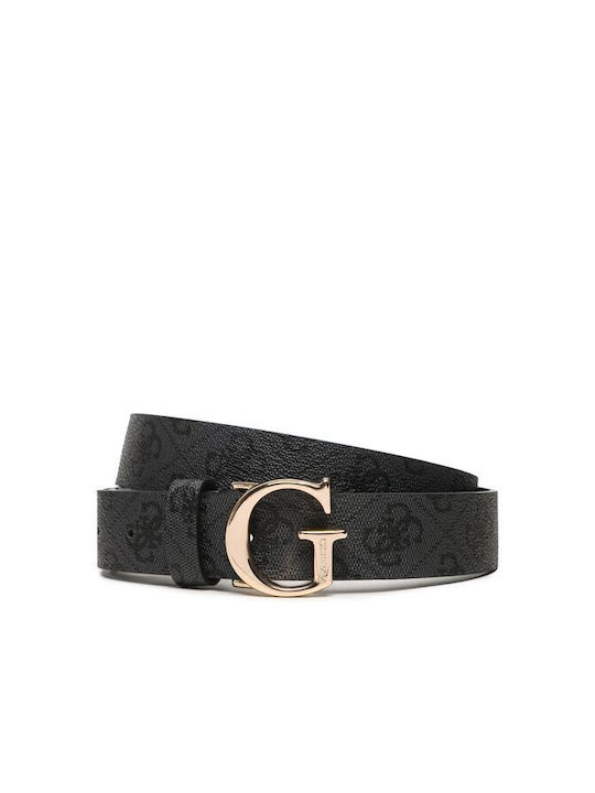 Guess Logo Damen Gürtel Schwarz