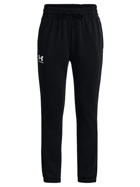 Kids Sweatpants Black Rival Terry