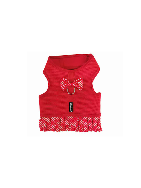 Pet Interest Dog Harness Vest Harness Red Small 32-40cm 5461-S