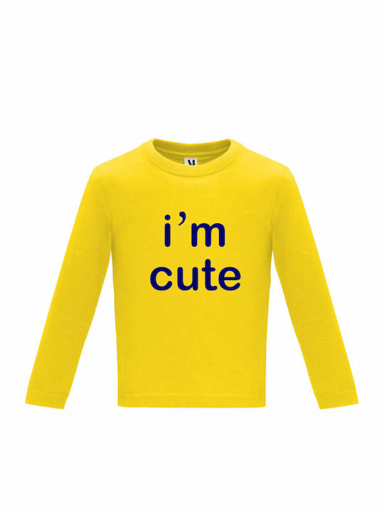 Kids Blouse Long Sleeve Yellow Μωρουδιακό