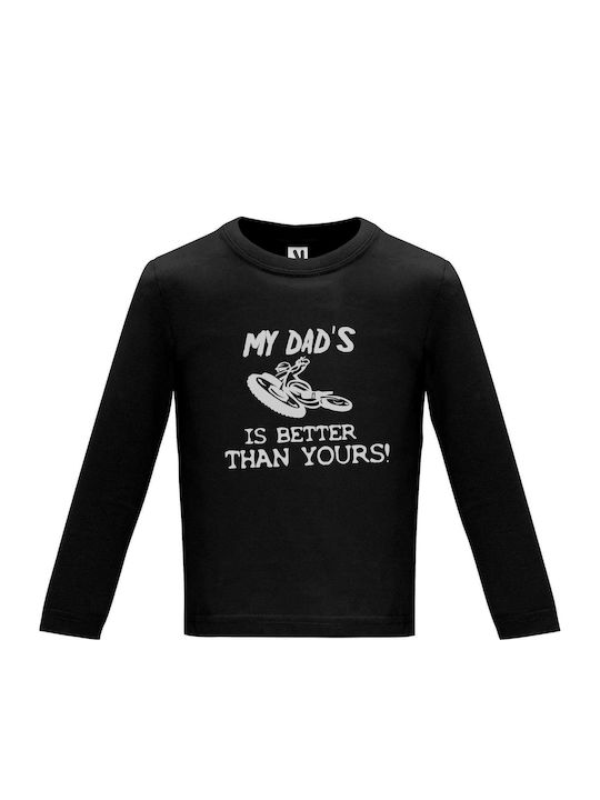 Kids Blouse Long Sleeve Black