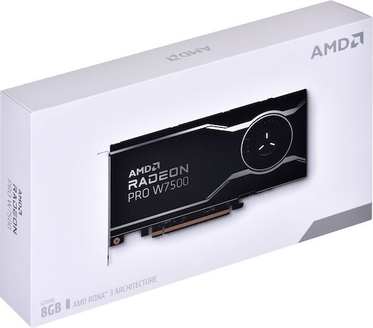 AMD Radeon Pro W7500 8GB GDDR6 Κάρτα Γραφικών