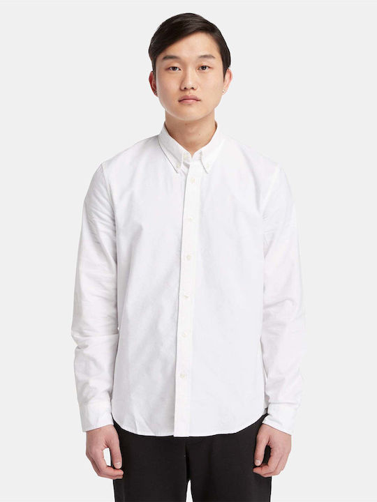 Timberland Long Sleeve Cotton Shirt in Regular ...