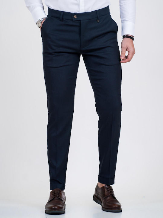 Vittorio Artist Men's Trousers Navy Blue