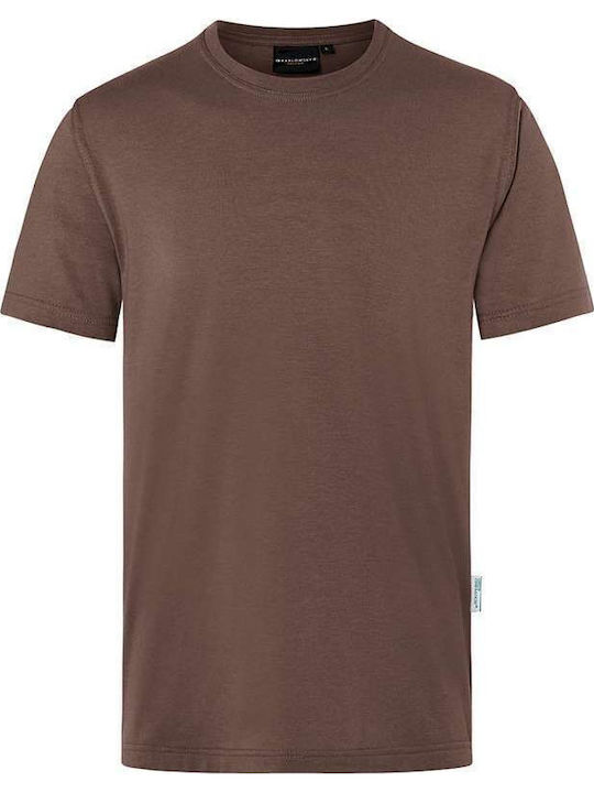 Karlowsky Werbe-T-Shirt in Braun Farbe