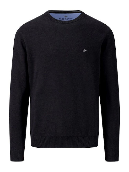 Fynch Hatton Men's Long Sleeve Sweater Black 13...