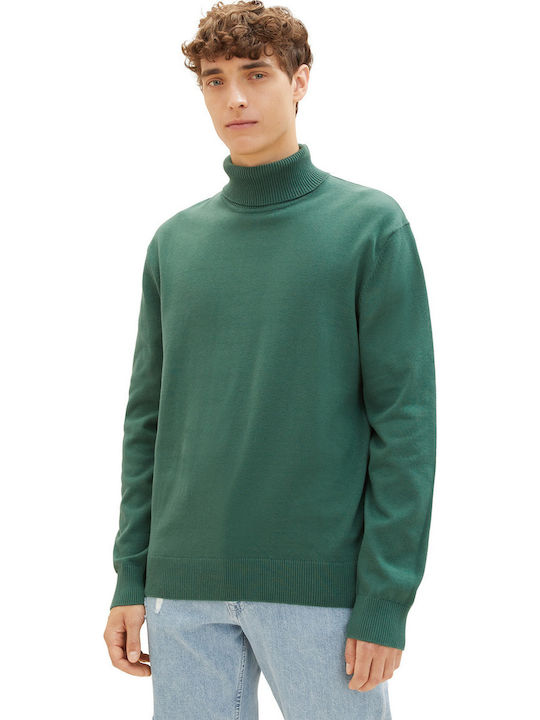 Tom Tailor Basic Long Sleeve Sweater Green