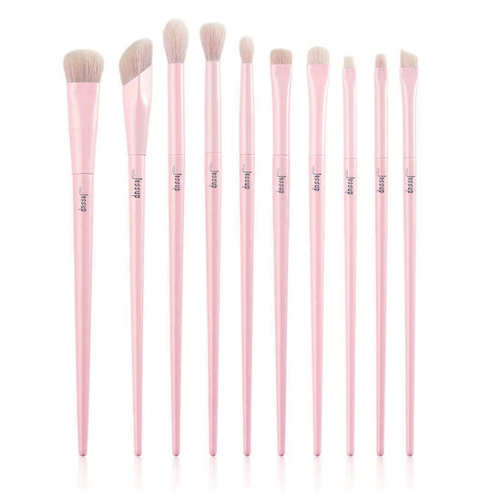 Jessup Beauty Σετ με Πινέλα Μακιγιάζ από Συνθετική Τρίχα 10τμχ
