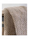 Rythmos Tempe Four-Seater Sofa Throw Chenille 180x330cm Brown