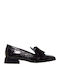 Δερμάτινα Γυναικεία Loafers σε Μαύρο Χρώμα