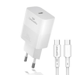 Leewello LW-CDQ18 20W с Кабел USB-C Leewello LW-CDQ18 20W с Кабел USB-C